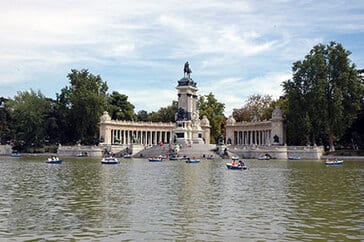 Retiro Park - One of Madrid's largest and liveliest parks