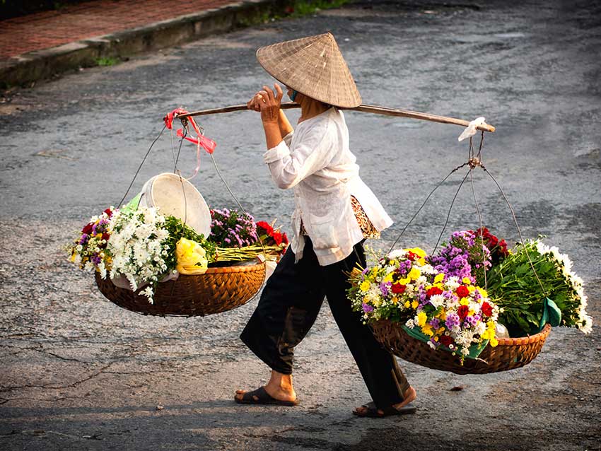 Florist in Vietnam