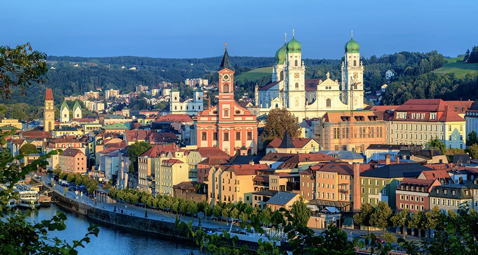 Passau, Germany on the Danube River