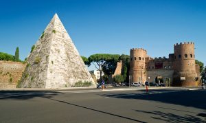 Pyramid Cestius in Rome