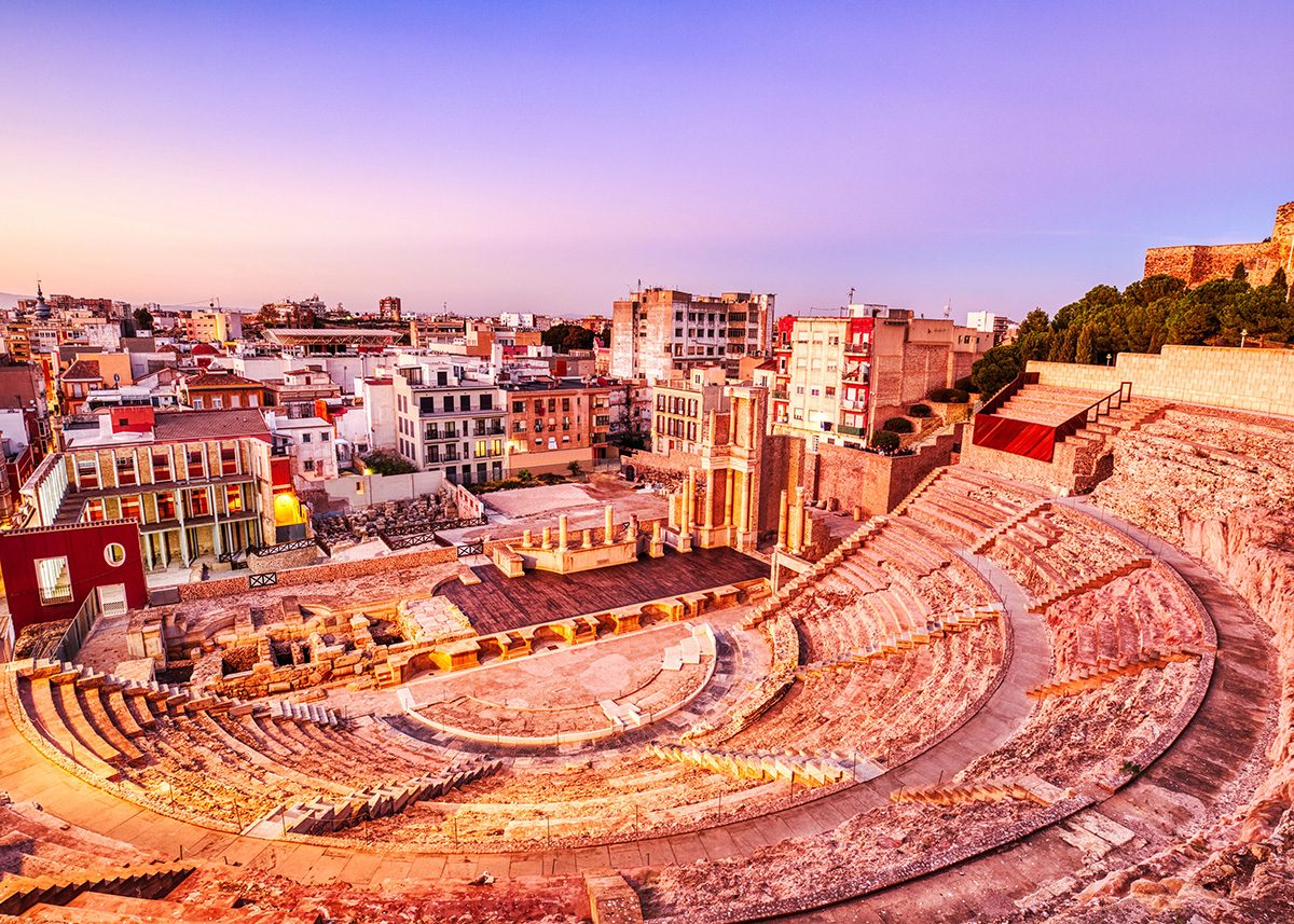 Roman Theatre in Cartagena, Spain