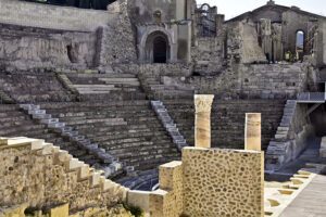 Roman Theatre in Cartagena, Spain