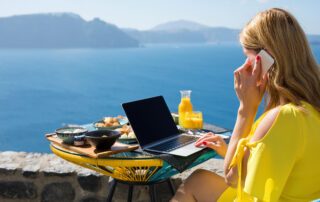 Blending work and vacation