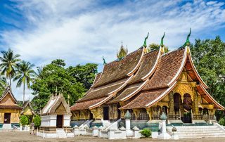 Buddhist temple in Luang Laos
